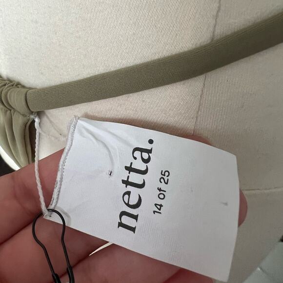 Netta. Olive Short Sleeve Bikini Set M - Picture 5 of 8